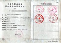 民办学校办学许可证